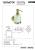 Dozownik do mydła 200 ml MINI brąz RETRO 144109107 Bemeta wymiary