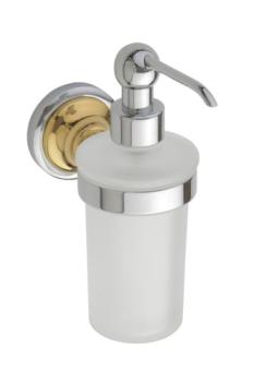 Dozownik do mydła 300 ml chrom - złoto RETRO 144209018 Bemeta