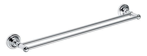 Wieszak na ręcznik podwójny 60 cm chrom połysk RETRO 144304052 Bemeta