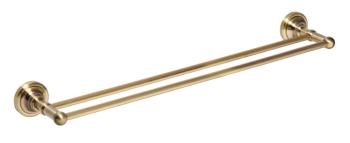 Wieszak na ręcznik podwójny 60 cm brąz RETRO 144104057 Bemeta