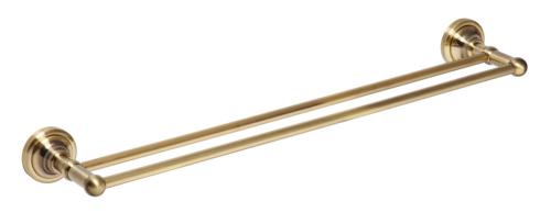 Wieszak na ręcznik podwójny 60 cm brąz RETRO 144104057 Bemeta