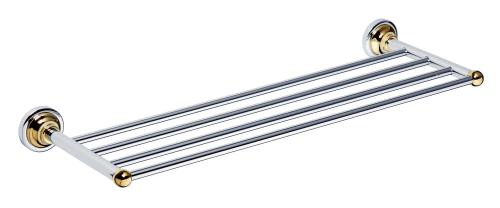 Półka na ręczniki 60,5 cm chrom - złoto RETRO 144202188 Bemeta