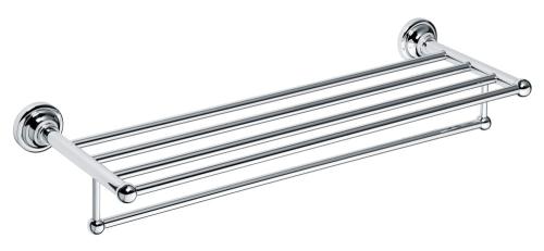 Półka na ręczniki z wieszakiem 60,5 cm chrom połysk RETRO 144302092 Bemeta