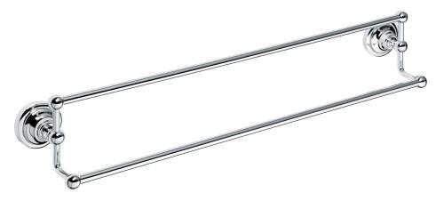 Wieszak na ręcznik podwójny 60 cm chrom połysk RETRO 144304232 Bemeta