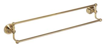Wieszak na ręcznik podwójny 60 cm brąz RETRO 144104237 Bemeta