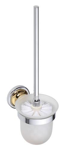 RETRO Szczotka WC wisząca chrom-złoto 144213018 Bemeta