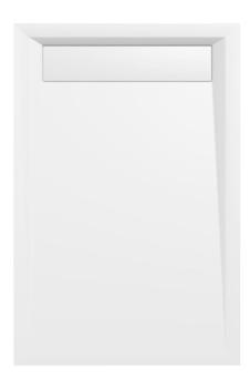 Brodzik prysznicowy prostokątny kompozytowy 120 x 80 cm z odpływem liniowym VARESA 71604 Polysan