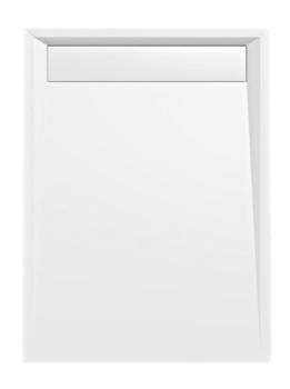 Brodzik prysznicowy prostokątny kompozytowy 120 x 90 cm z odpływem liniowym VARESA 71603 Polysan