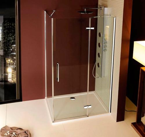 Brodzik prysznicowy prostokątny kompozytowy 100 x 70 cm KARIA 71565 Polysan z kabiną