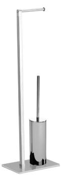 Wieszak stojący na papier toaletowy i szczotkę do WC 783213 Gedy