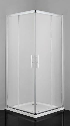 PRO-LINE Kabina prysznicowa narożna kwadratowa 100x100x200 cm szkło czyste B10CB10C Sanotechnik