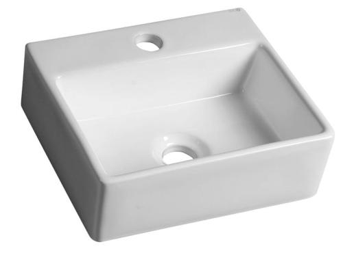 Umywalka ceramiczna 33,5 x 11,5 cm biały GIULIA BH7002 Sapho