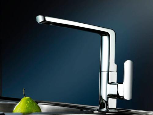 Bateria zlewozmywakowa stojąca chrom połysk MIXONA MG055 Sapho wizualizacja