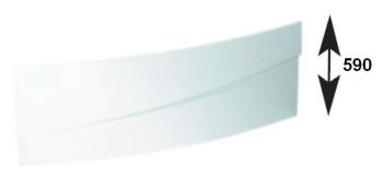 EVIA 170 R Obudowa czołowa do wanny 22812 Polysan