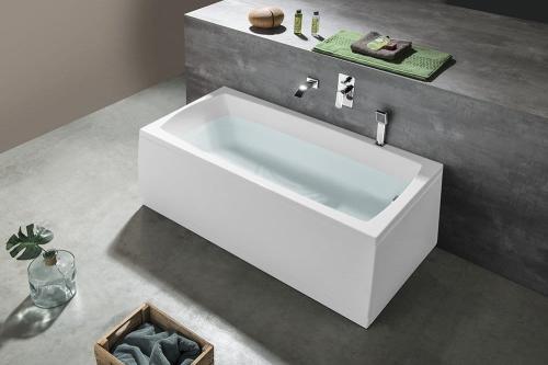 Wanna akrylowa prostokątna 150x70 cm LILY 72273 Polysan wizualizacja