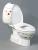 Kompakt WC KID kombi poziomy odpływ CK311.400.0F Creavit otwarty