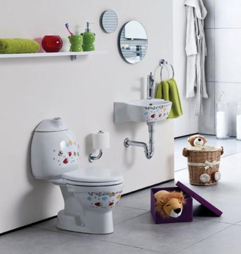 Kompakt WC KID kombi poziomy odpływ CK311.400.0F Creavit  wizualizacja