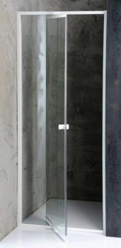 Drzwi prysznicowe do wnęki, wahadłowe 74-82 x 185 cm AMICO G70 Aqualine
