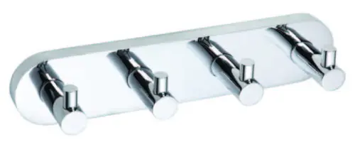 OMEGA Wieszak na ręcznik z 4 haczykami 104405212 Bemeta