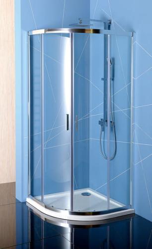 EASY LINE kabina prysznicowa narożna półokrągła 90x90x190 cm EL2615 Polysan