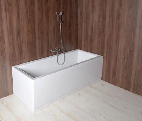 PLAIN NIKA Obudowa narożna do wanny prawa 180x80 cm 72804/72696 Polysan aranżacja