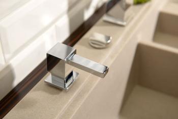 Dozownik podblatowy do mydła górne napełnianie chrom SP011 Sapho aranżacja