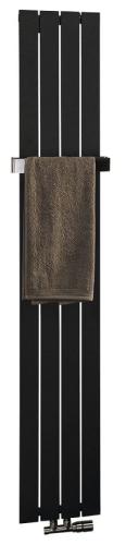 Grzejnik łazienkowy 298 x 1800 mm łupkowy ze strukturą 614 W COLONNA IR144 Sapho