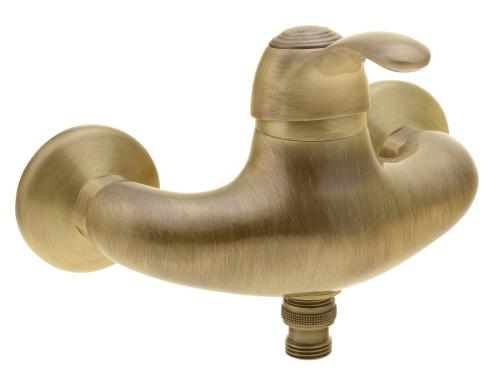 Bateria natryskowa ścienna brąz KIRKE KI11B Sapho