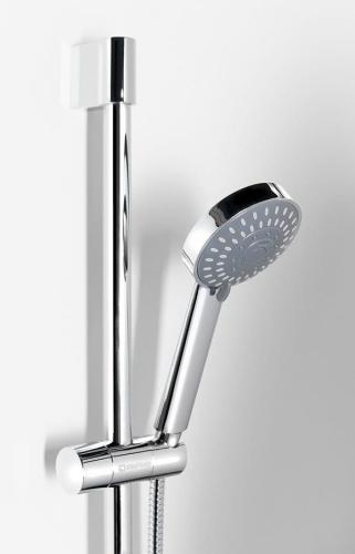 Zestaw natryskowy do baterii ściennej chrom połysk AMY 1202-20 Sapho z bliska