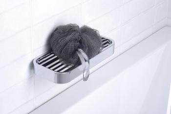 Półka prostokątna chrom połysk SMART 3218 Gedy aranżacja