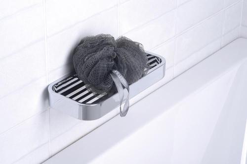 Półka prostokątna chrom połysk SMART 3218 Gedy aranżacja