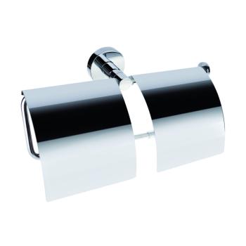 OMEGA Wieszak na papier toaletowy podwójny z pokrywą 104112092 Bemeta