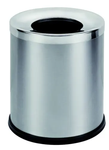 Kosz na śmieci 7,5l, stojący, bez pokrywy, połysk 150115161 Bemeta