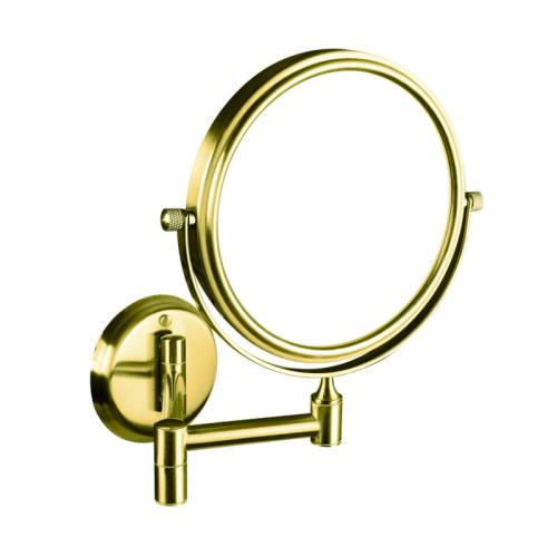 Lusterko kosmetyczne naścienne Ø133 mm, złoto 106101698 Bemeta