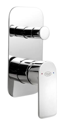 Bateria prysznicowa podtynkowa dwufunkcyjna chrom połysk Daphne DH942 Aqualine