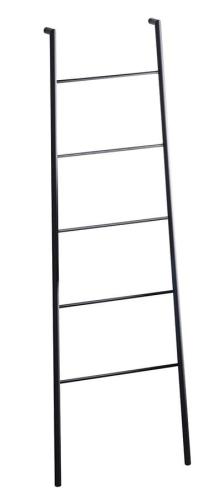 SEGA Wieszak na ręczniki, drabinka 170 cm, czarny mat SE104 Sapho