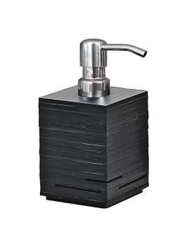 QUADROTTO Dozownik mydła stojący, czarny QU8114 Gedy
