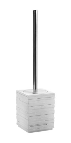 Szczotka WC do postawienia biała QUADROTTO QU3302 Gedy