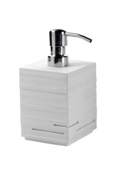 QUADROTTO Dozownik mydła stojący, biały QU8102 Gedy