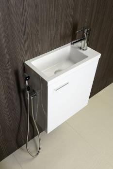 Bateria umywalkowa z rączką bidetową chrom RHAPSODY 1209-09 Sapho wizualizacja