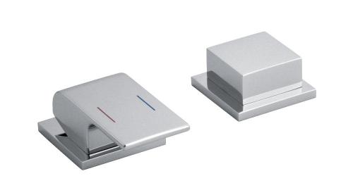 Bateria nawannowa dwuotworowa z przełącznikiem chrom INFINIT IF100 Sapho