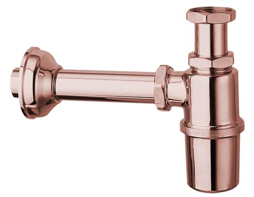 Syfon umywalkowy 5/4" różowe złoto 32 mm RETRO 9597 Sapho