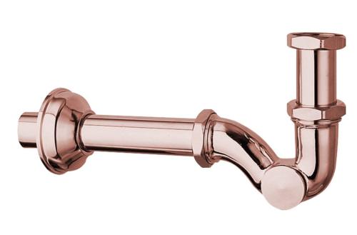 Syfon bidetowy 5/4" różowe złoto 32 mm 9607 Sapho