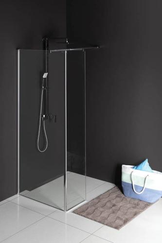 Kabina prysznicowa Walk-in 110 x 120 x 200 cm lewa szkło czyste MODULAR SHOWER MS2A110MS2B120L Polysan