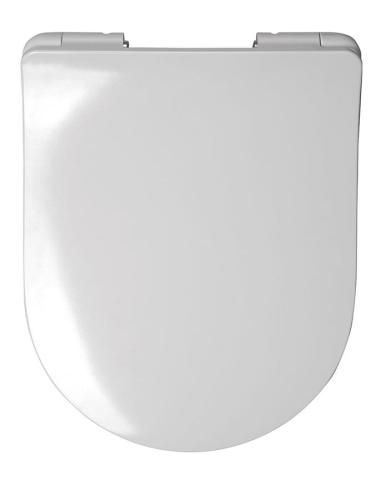 Deska WC SLIM wolnoopadająca duroplast EDITA 1703-458 Sapho z góry