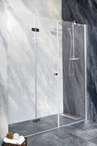 DUET Drzwi prysznicowe do wnęki składane, lewe 210x195 cm M12100FLMF120 Sanotechnik
