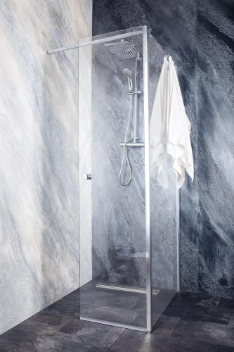 Kabina prysznicowa Walk-in narożna 140 x (70-120) x 195 cm GRANDE MT140 Sanotechnik