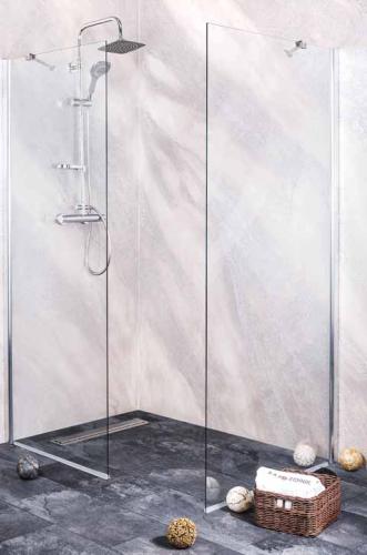 Kabina prysznicowa Walk-in narożna 100 x 195 cm YOUNG MF100 Sanotechnik