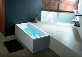Wanna akrylowa prostokątna 180x70 cm KRYSTA 72906 Polysan wizualizacja