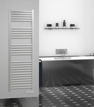 Łazienkowa suszarka elektryczna 480 x 920 mm biały INNSBRUCK 350 W I350 Sanotechnik wizualizacja